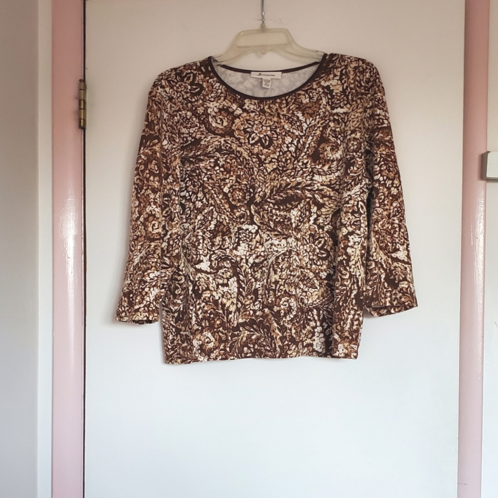 JM Collection Paisley Print Shirt